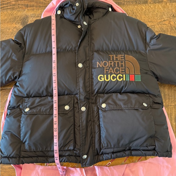 Gucci x Northface Black Puffer sz XS - Picture 15 of 16